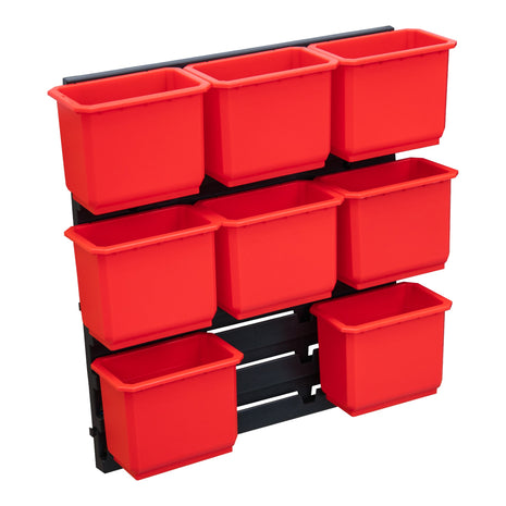 Qbrick System Container Set nº 2 pared taller 39 x 35 cm con 8 contenedores para maletas System ONE y System TWO