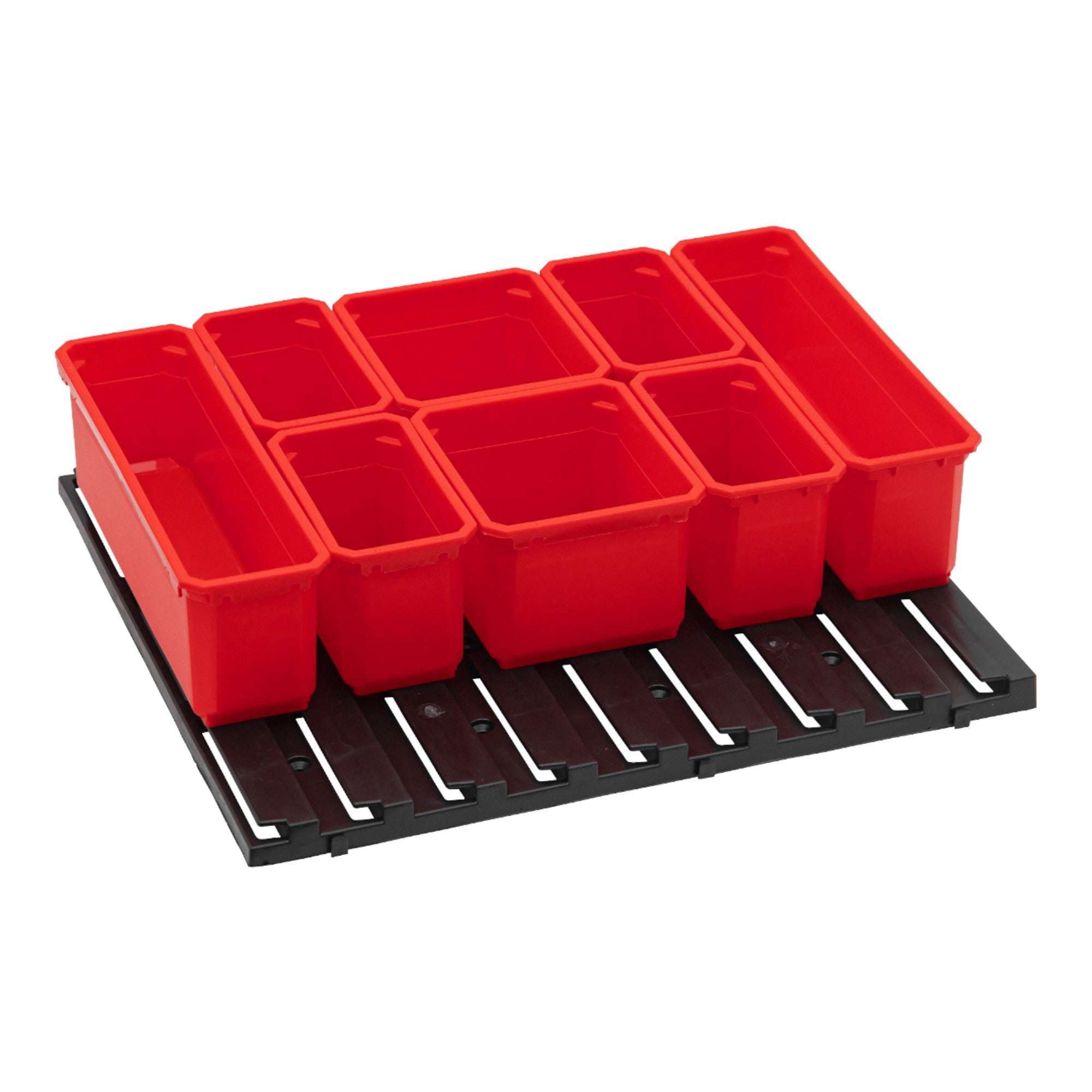 Qbrick System Container Set Nr 7 Werkstattwand 39 x 35 cm mit 8 Behaeltern fuer PRO Organizer 300 0 - toolbrothers