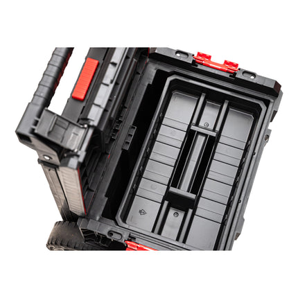 Qbrick System PRO Set 7 2.0 Plus Set de chariot à outils + PRO Toolcase + PRO Box 130 2.0 + PRO Cart 2.0 Plus 410 x 400 x 610 mm