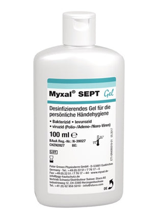 MYXAL gel desinfectante de manos MYXAL® SEPT GEL 100 ml (8000094681)