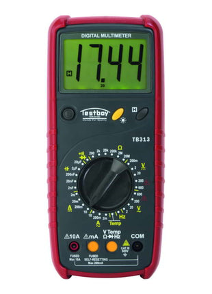 Multímetro digital TESTBOY Testboy 313 0-600 V CA, 0-600 V CC (4000828931)