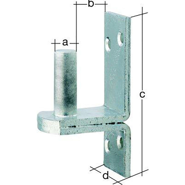 GAH Gond DII sur plaque 13x25mm ( 3000200196 )
