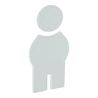 HEWI Symbol Mann 801.91.010 polyamide couleur n° 97 ( 3000206432 )