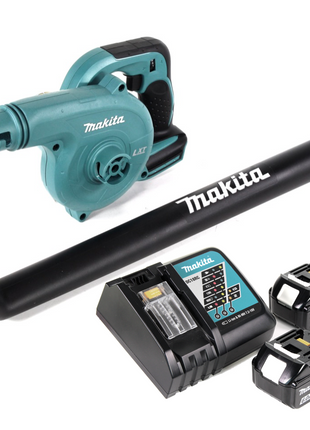 Makita DUB 183 18 V Akku Gebläse + 2x BL 1860 6,0 Ah Akku + DC 18 RC Schnellladegerät - Toolbrothers