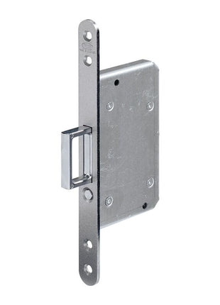 Cerradura de embutir para puerta corredera BKS 0393 acero plateado redondeado (3000250778)