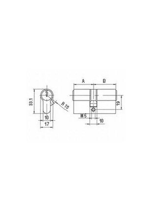 Profil BKS z podwójnym cylindrem PZ 8800 27/35 mm ( 3000251939 )