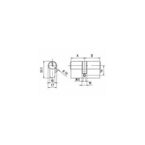 Cilindro doble perfil BKS PZ 8800 40/40 mm (3000251944)