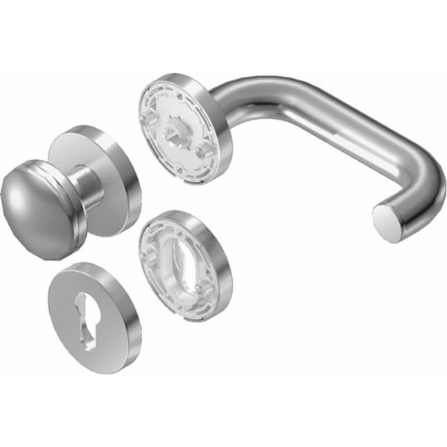 BKS garniture coupe-feu à rosettes Rondo rosette en acier inoxydable D/K ( 3000253081 )