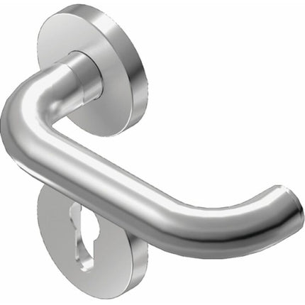 Demi-garniture coupe-feu BKS Rondo Rosette en acier inoxydable D/- ( 3000253085 )