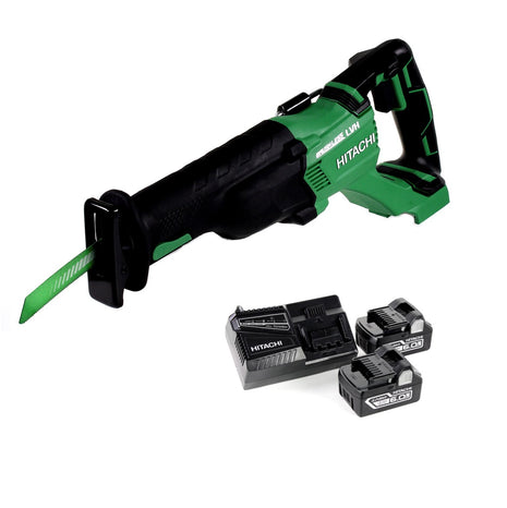 Hitachi CR 18 DBL 18 V Li-Ion Akku Reciprosäge Säbelsäge Brushless + 2x BSL 1860 6,0 Ah Akku + Ladegerät - Toolbrothers