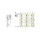 Galet de porte coulissante HEINRICH BETZ & SÖHNE avec étrier 75 mm Acier galvanisé ( 3000256902 )