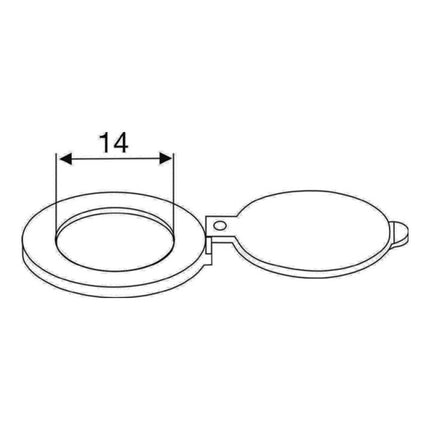 BMB Fermeture pour judas laiton chromé ( 3000259207 )
