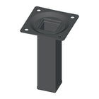 ELEMENT SYSTEM Pied de meuble noir RAL 9005 25 x 25 mm hauteur 250 mm ( 3000271203 )