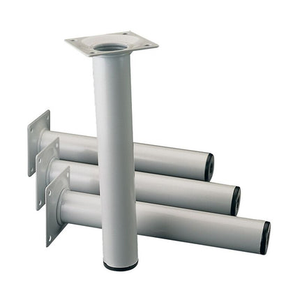 ELEMENT SYSTEM pied de meuble aluminium blanc 30 mm hauteur 800 mm ( 3000271280 )