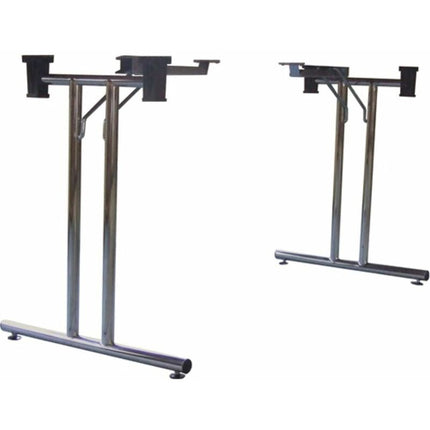 BMB Piètement de table pliante chromé poli Hauteur 710 - 715 mm ( 3000273127 )