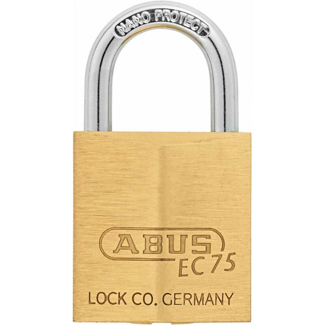 Cadenas à cylindre ABUS 75/30 gl.-7341 Largeur du corps de serrure 30 mm ( 3000280291 )