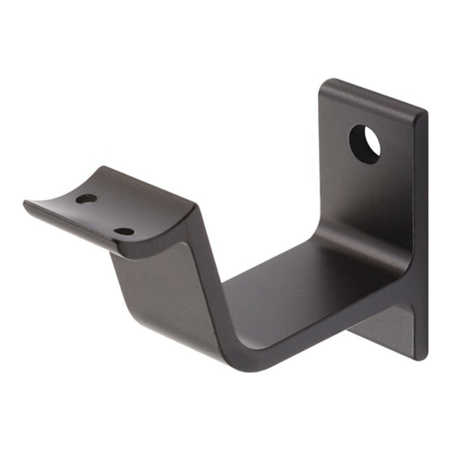 Support de main courante HERMETA 3553 Aluminium revêtu de plastique noir ( 3000283347 )