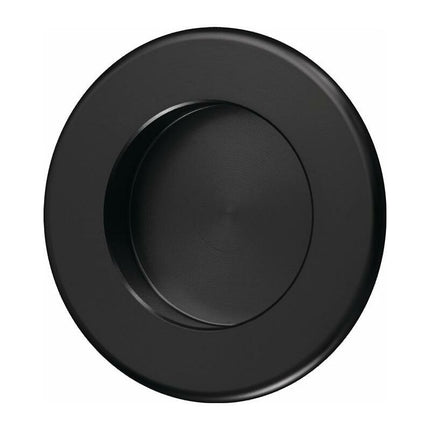 HERMETA poignée coquille aluminium époxy noir rond ( 3000283373 )