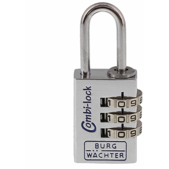 BURG-WÄCHTER Cadenas à combinaison Combi Lock 90 Chromo Largeur du corps de serrure 20 mm ( 3324027034 )