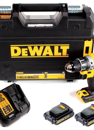 DeWalt DCD 791 S2 Akku Bohrschrauber Brushless 18V 70Nm + 2x Akkus 1,5 Ah + 1x Schnellladegerät in TSTAK - Toolbrothers