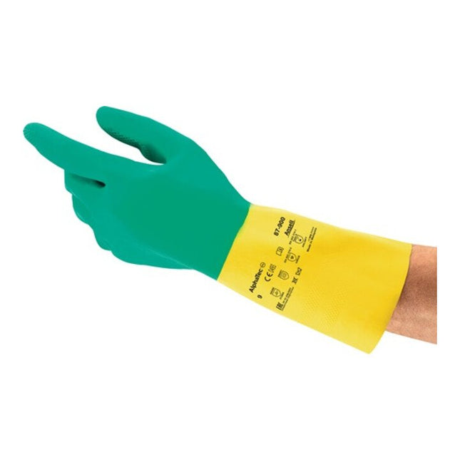 ANSELL Gants pour produits chimiques AlphaTec(R) 87-900 Taille 10 vert/jaune ( 4000371483 )