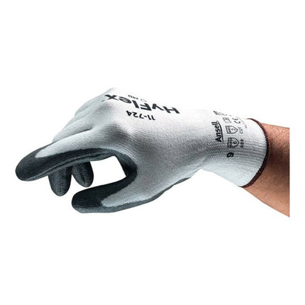 Gants de protection anti-coupures ANSELL HyFlex(R) 11-724 taille 8 blanc/gris ( 4000371568 )