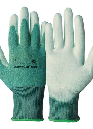 HONEYWELL Guantes de protección contra cortes DumoCut 655 talla 8 verde-azul/blanco (4000371790)