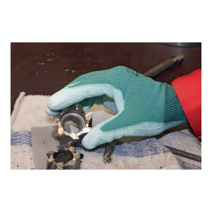 HONEYWELL Gant de protection contre les coupures DumoCut 655 taille 9 vert-bleu/blanc ( 4000371791 )