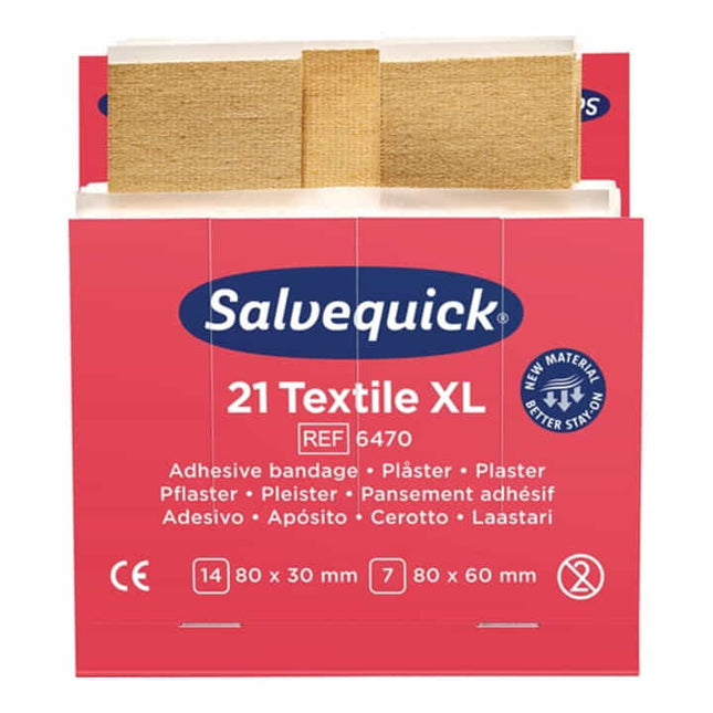 SALVEQUICK Pansement Salvequick pansement textile extra grand ( 4000386492 )