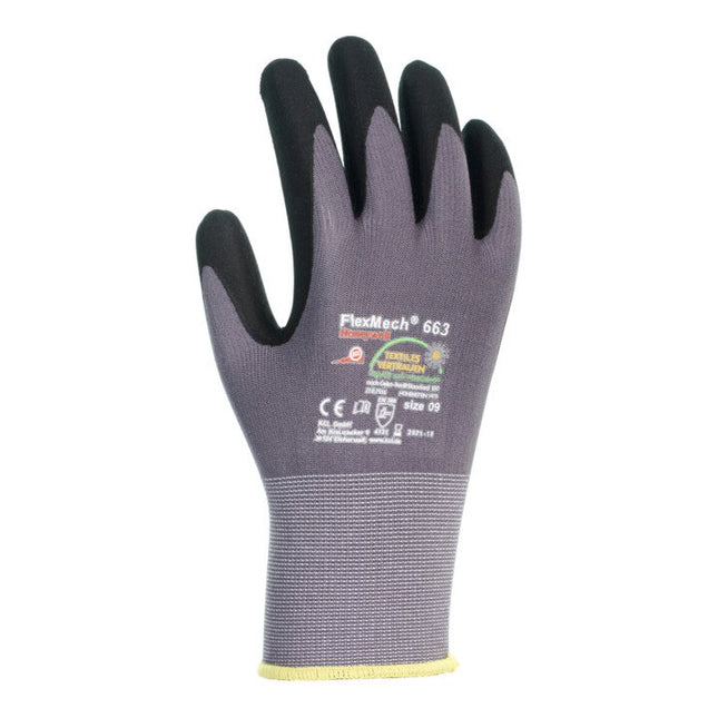 HONEYWELL Gants FlexMech 663 taille 9 gris/noir ( 4000391109 )