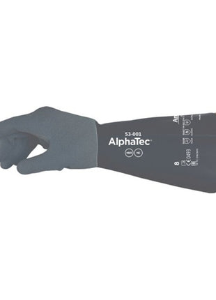 Gants chimiques ANSELL AlphaTec 53-001 taille 10 gris/noir ( 4000391155 )