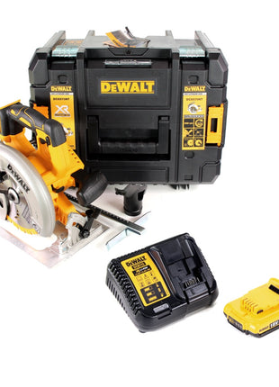 Dewalt DCS 570 D1 Akku Hand Kreissäge 18V 184 mm Brushless + 1x Akku 2,0Ah + Ladegerät + TSTAK - Toolbrothers