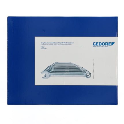 GEDORE Jeu de clés mixtes 7-017 17 pcs. ouverture de clé 6-22 mm ( 4000770296 )