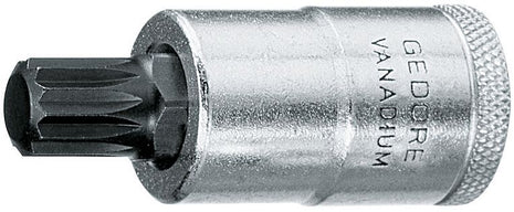 Inserto de llave de vaso GEDORE INX 19 1/2″ interior multidiente (4000770477)