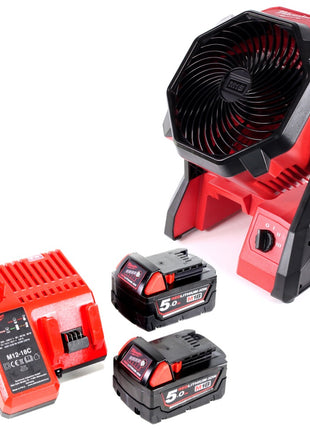 Milwaukee M18 AF 402C 18V Akku Ventilator + 2x Akku 4,0Ah + Ladegerät - Toolbrothers