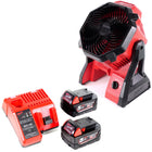 Milwaukee M18 AF 502C 18V Akku Ventilator + 2x Akku 5,0Ah + Ladegerät - Toolbrothers