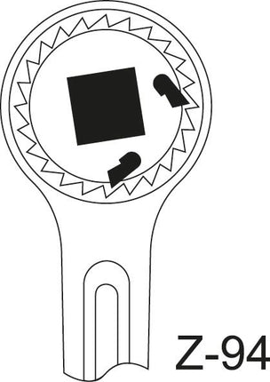 GEDORE Cliquet réversible 2193 Z-94 1 po. 40 dents ( 4000773554 )