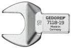 Herramienta de inserción de mandíbula GEDORE 7118-19 tamaño de llave 19 mm 14 x 18 mm (4000775181)