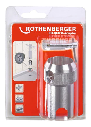 ROTHENBERGER Outil de vissage de vanne RO-QUICK longueur 75 mm adaptateur ( 4000781040 )