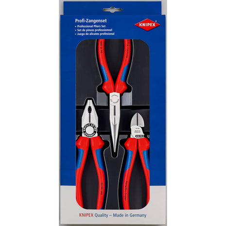 Juego de alicates KNIPEX, contenido del paquete de montaje 3 piezas (4000794415)