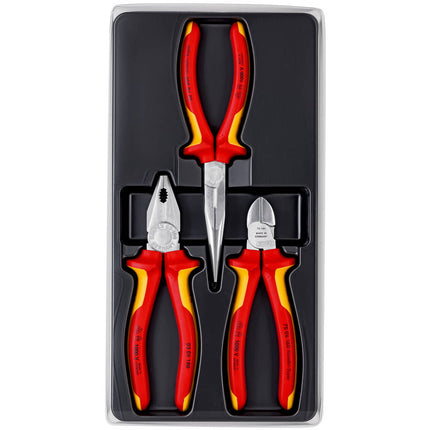 KNIPEX Jeu de pinces Elektro-Paket contenu 3 pièces VDE ( 4000794416 )