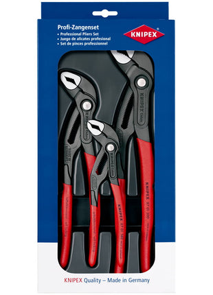 Zestaw szczypiec KNIPEX Cobra(R) Zawartość opakowania 3-częściowy ( 4000795120 )