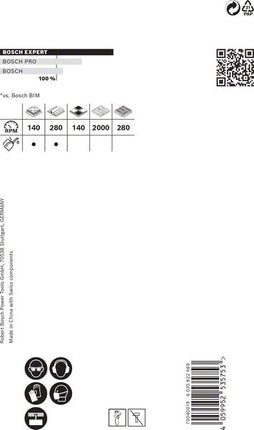 BOSCH Scie cloche Expert Tough Material D. de la scie 60 mm prof. coupe 60 mm ( 4000800251 )