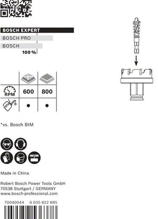 BOSCH Scie cloche Expert Sheet Metal Scie-Ø 20 mm Profondeur de coupe 5 mm ( 4000800268 )