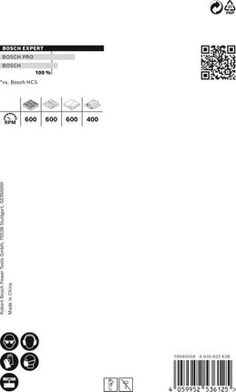 Scie cloche BOSCH Expert Scie à matériaux de construction diamètre 60 mm profondeur de coupe 60 mm (4000800279)