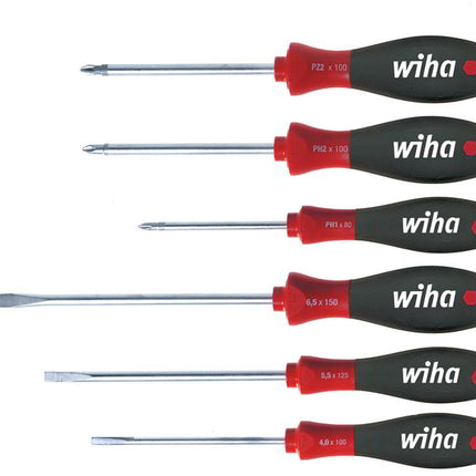 WIHA Jeu de tournevis 302 HK6 01 6 pièces fente/PH/PZD ( 4000802313 )