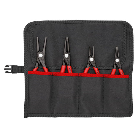 KNIPEX Jeu de pinces pour circlips de précision  4 pièces dans étui enroulable ( 4000810642 )