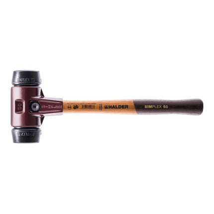 HALDER Maillet à frappe amortie SIMPLEX longueur 350 mm D. de la tête 50 mm ( 4000811674 )