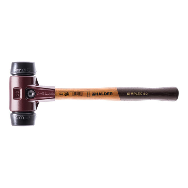 HALDER Maillet à frappe amortie SIMPLEX longueur 350 mm D. de la tête 50 mm ( 4000811674 )