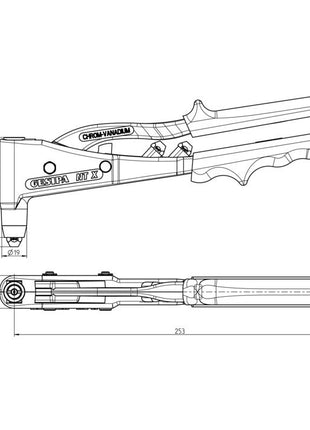 Remachadora manual GESIPA NTX-F longitud 260 mm (4000813033)